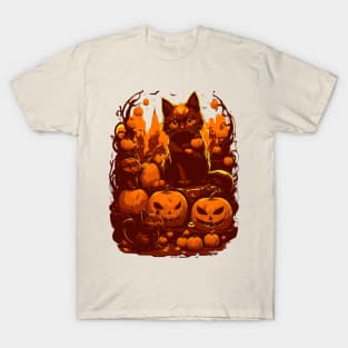 Cats Middle Night T-Shirt